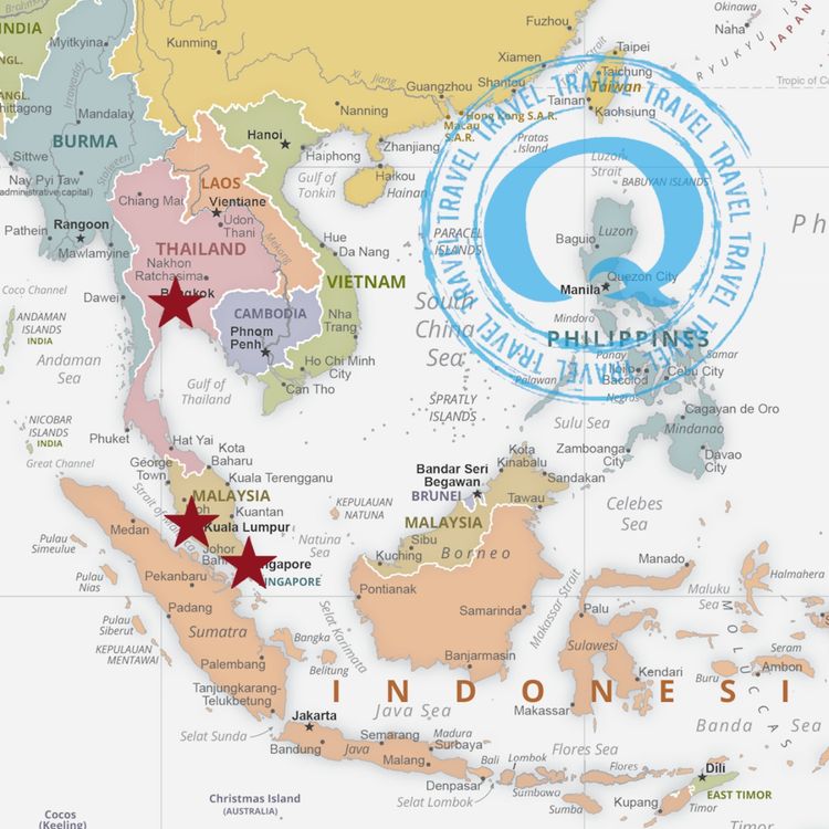 cover art for Ep 109 - UQ ASEAN Tour - Credit to the Artist (Hanuman Meets 7 Ultramen)