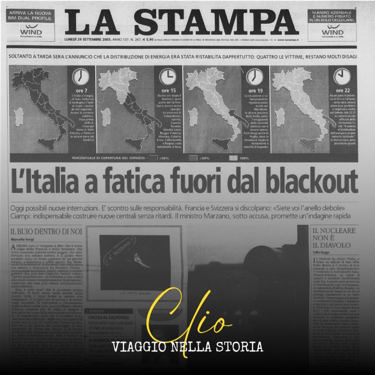 cover art for Il grande blackout del 28 settembre 2003
