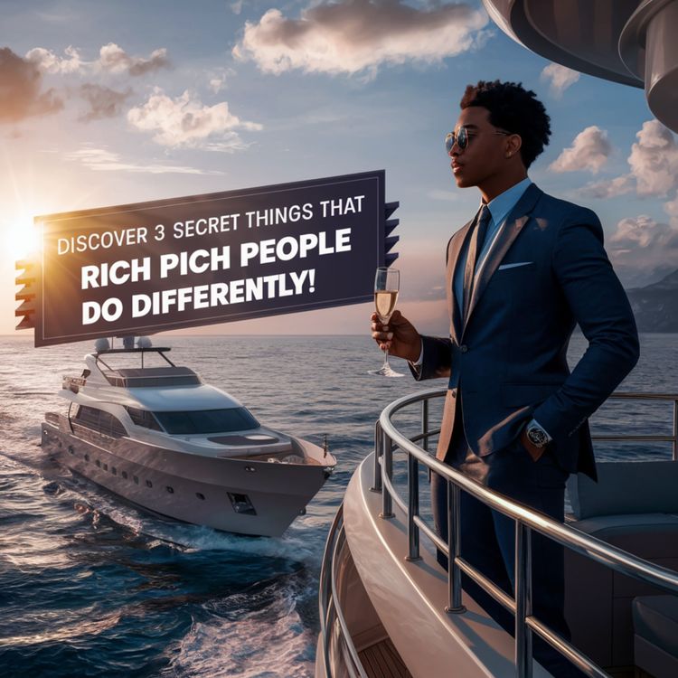 cover art for 3 Secret Things That RICH PEOPLE Do DIFFERENTLY!