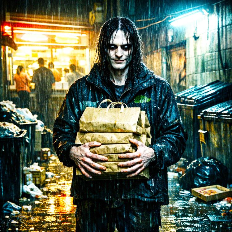 cover art for 4 Scary Food Delivery Horror Stories