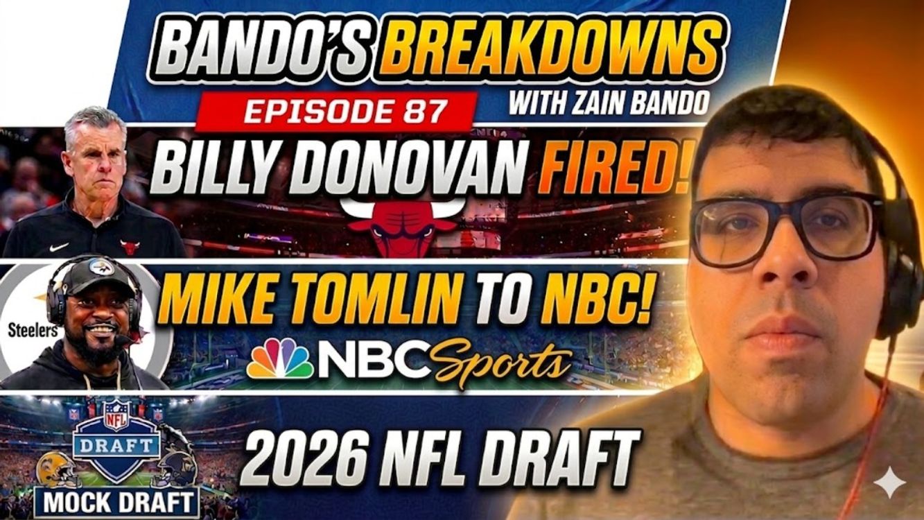 cover art for Mike Tomlin JOINING NBC! NFL Draft + Billy Donovan OUT