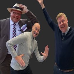 cover art for En rolig podd med Jim, Klas och Tomas