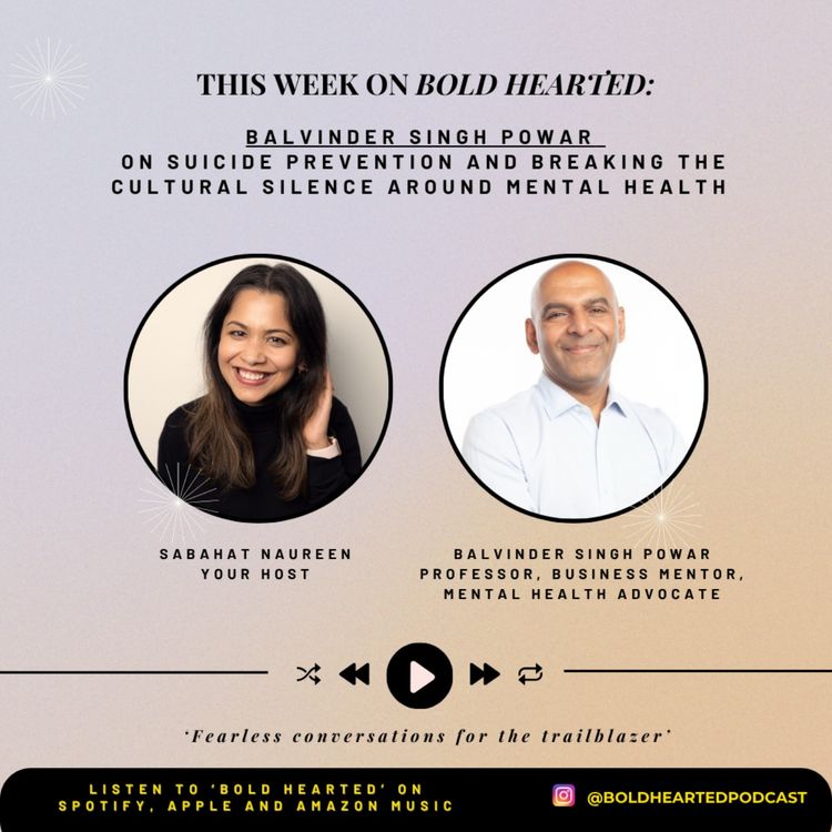 cover art for Balvinder Singh Powar on suicide prevention and breaking the cultural silence around mental health