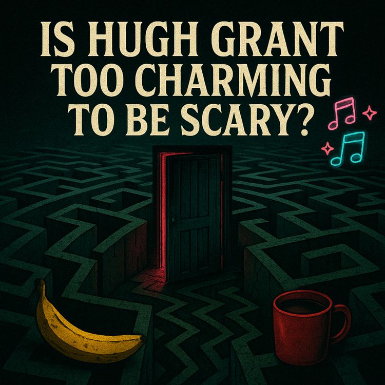 cover art for Episode 45: Is Hugh Grant Too Charming to Be Scary?