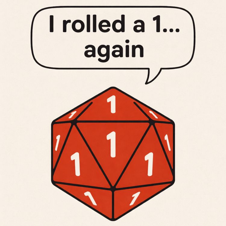 cover art for "I rolled a 1...again!"