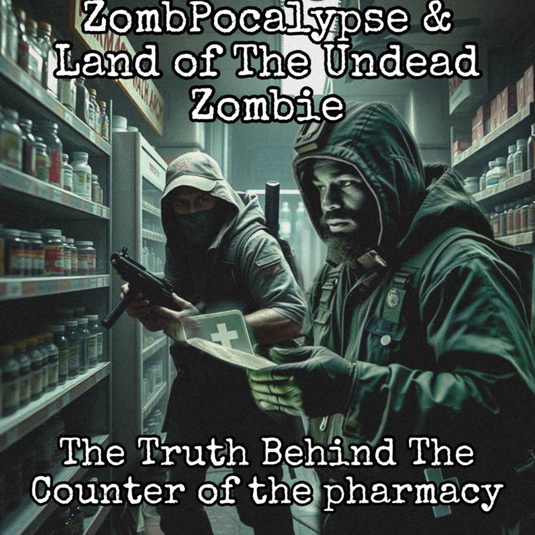 cover art for The Truth Behind the Counter of the Pharmacy: Special Guest The Land of The Dead Zombie Apocalypse