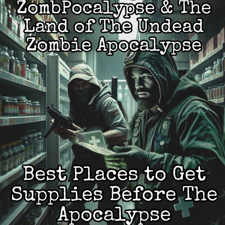 cover art for Places to Get Supplies Before the Apocalypse: Special Guest Land of The Dead Zombies Apocalypse Podcast