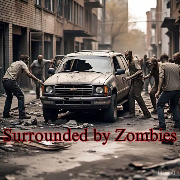 cover art for Surrounded by Zombies 