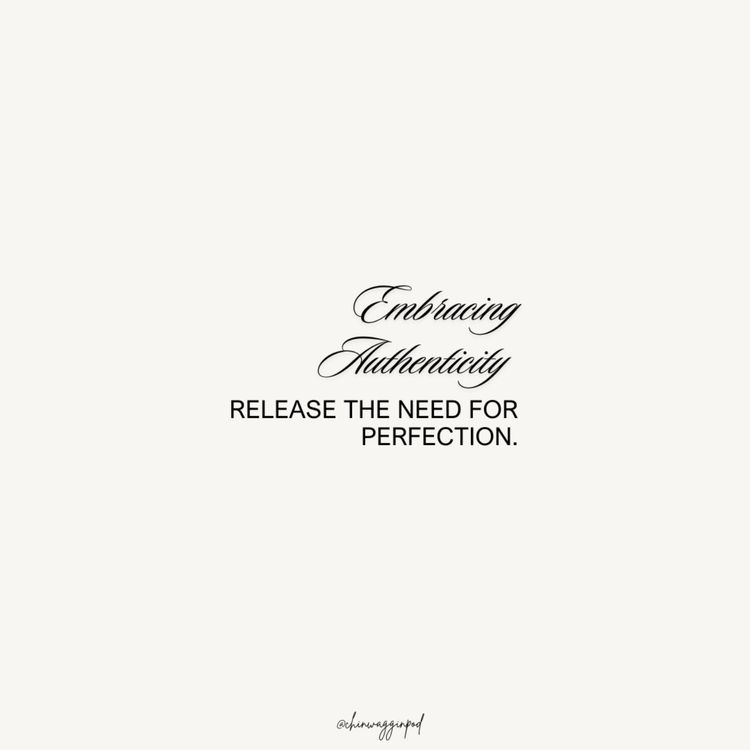 cover art for Embracing Authenticity. 🤍