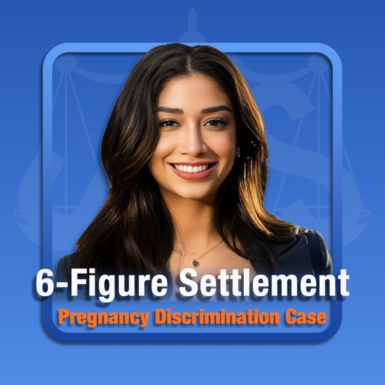 cover art for A Six-Figure Settlement in a Pregnancy Discrimination Case with Janelle Romero