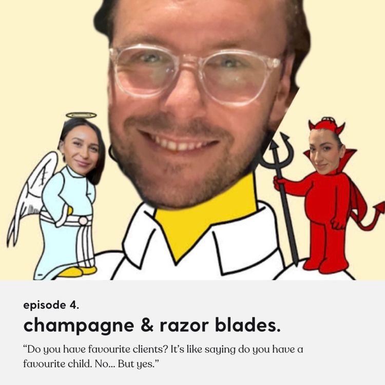 cover art for #4: Champagne & Razor Blades! - a Q&A