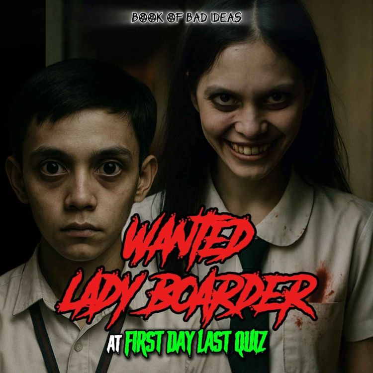 cover art for Wanted Lady Boarder at First Day Last Quiz (Horror Stories Compilation #22)