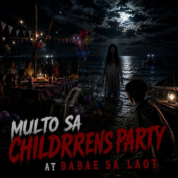 cover art for Multo sa Children's Party at Babae sa Laot (Horror Story Compilation #43)
