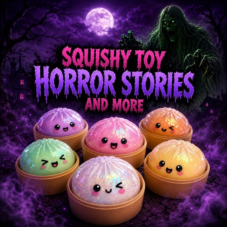 cover art for Squishy Toys Horror Stories & More
