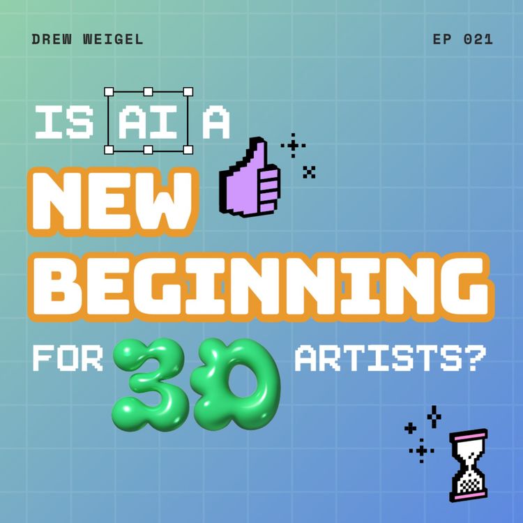 cover art for Is AI a New Beginning for 3D Artists? + DeepEditor Fixes It In Post Forever!