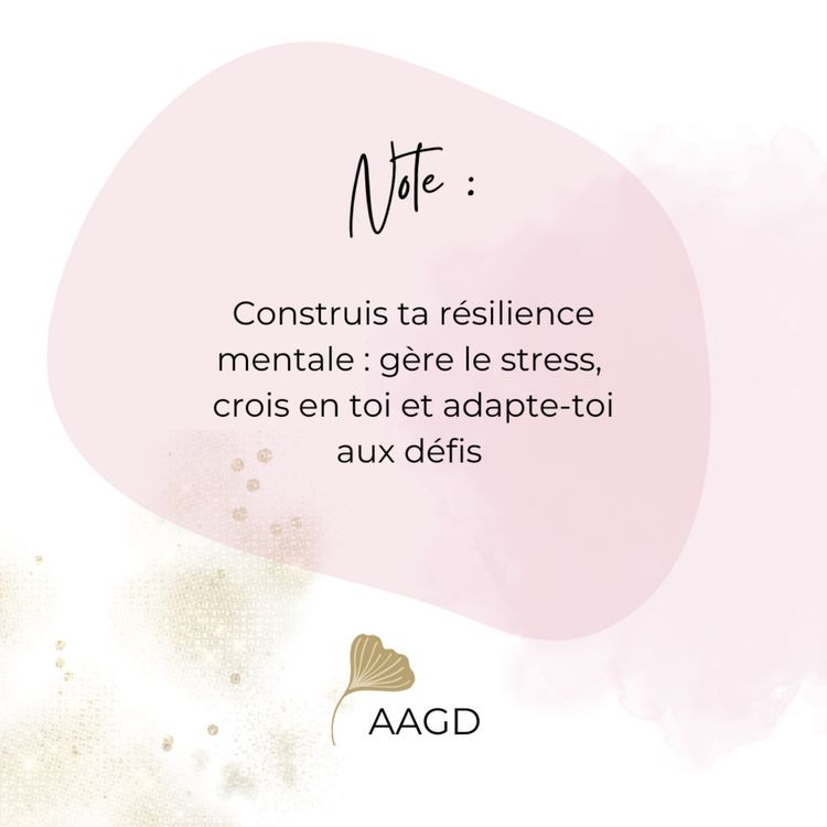 cover art for Construire une résilience mentale