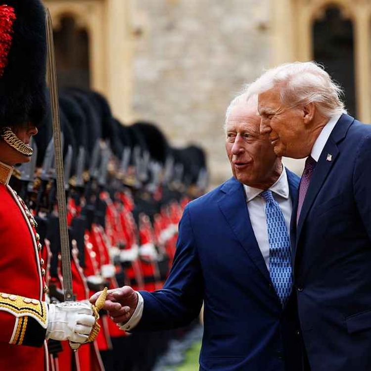 cover art for Is the King Britain's Trump card?