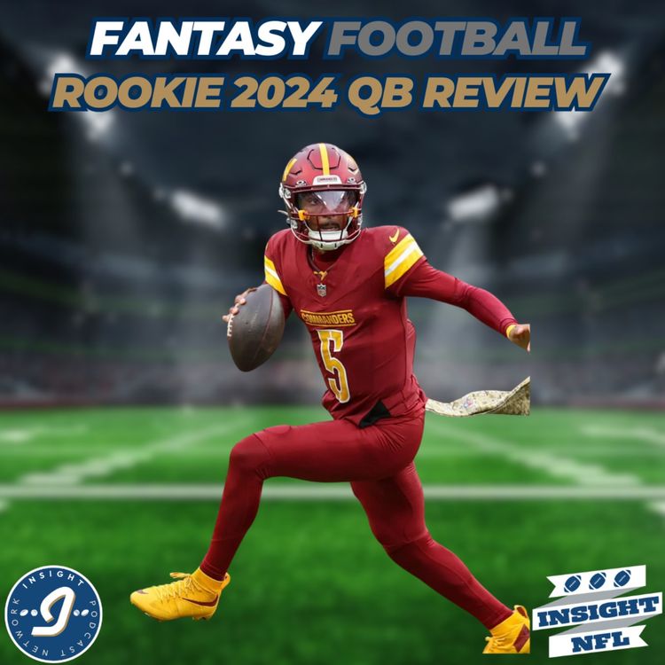 cover art for NFL Fantasy QB Rookie 2024 Review