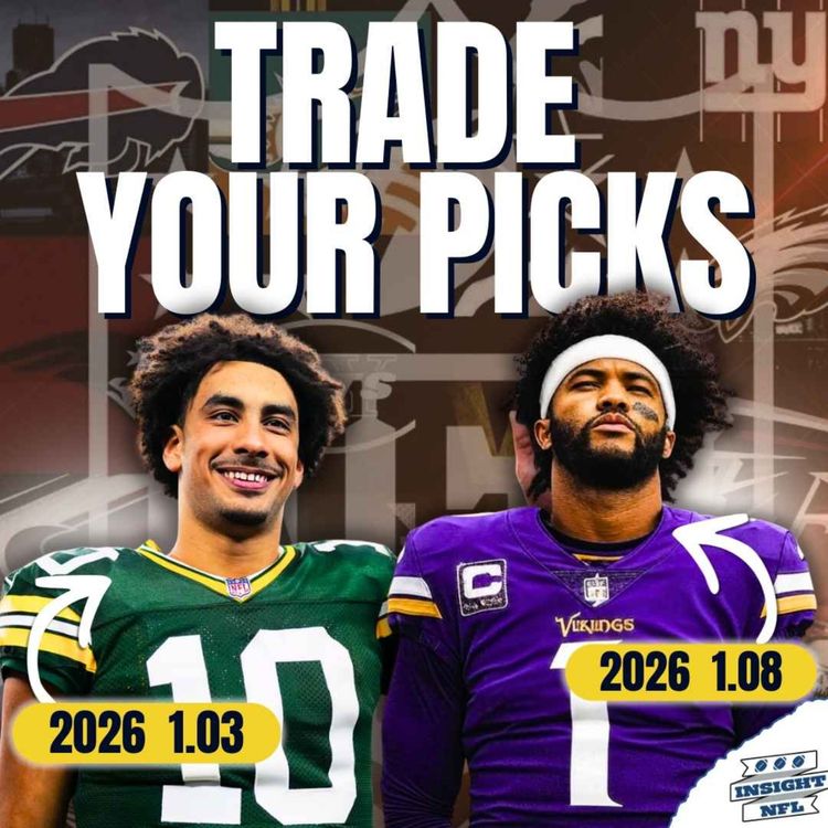 cover art for THIS OR THAT? Trade your rookie picks for these vets (1.01-1.12) | NFL Fantasy Football 2026 (Ep#121)