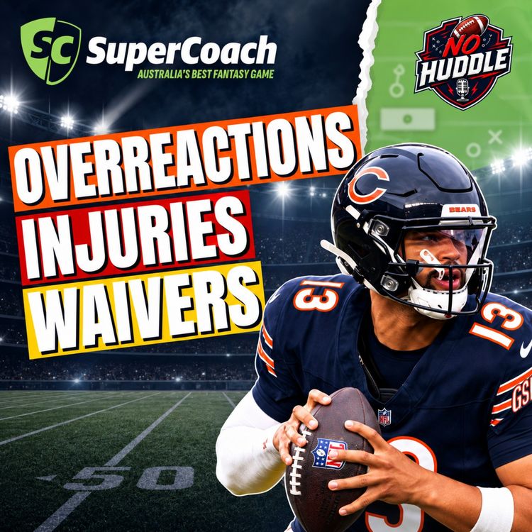 cover art for Week 1 Biggest Surprises - Waivers + Injury Report | NFL SuperCoach 2026