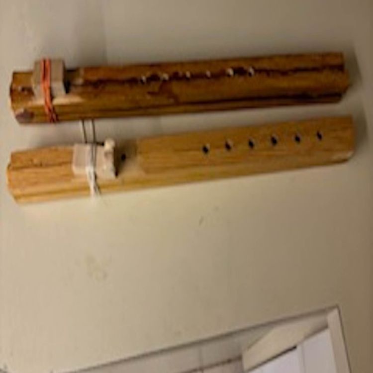 cover art for Demonstrating wood Native American style flutes