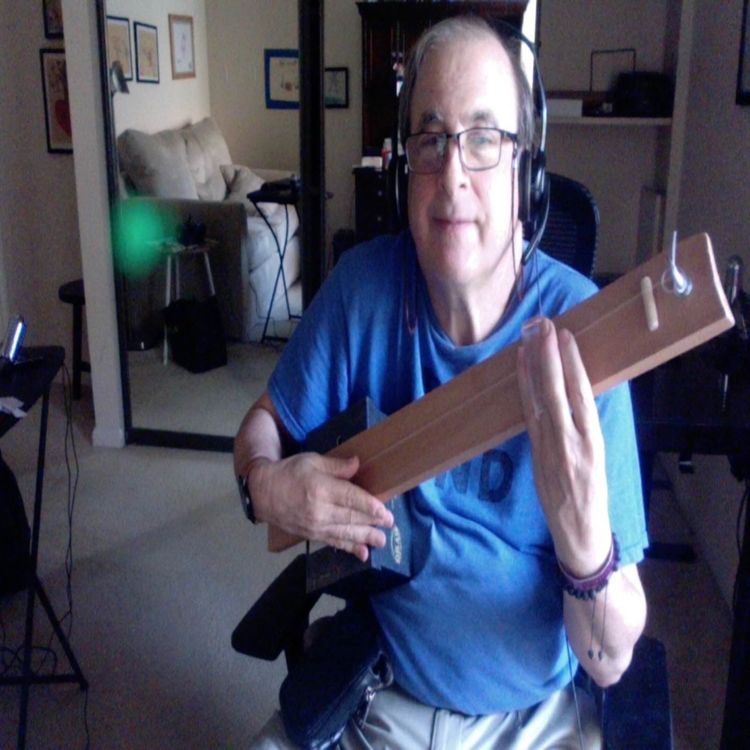 cover art for "Old Joe Clark" on one-string cigar box guitar