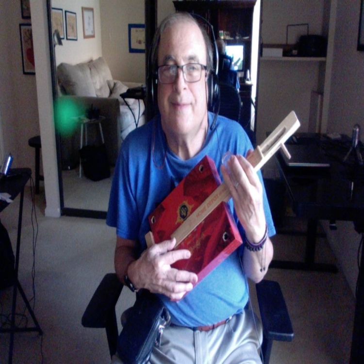 cover art for Blues on a one-string cigar box fiddle