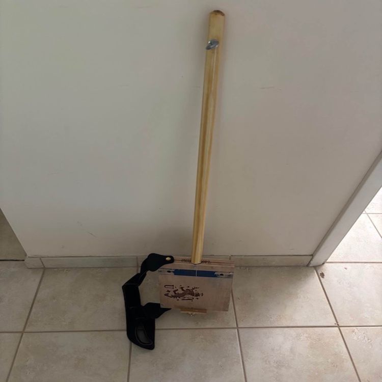 cover art for Blues riffs on cigar box bass with broom stick neck