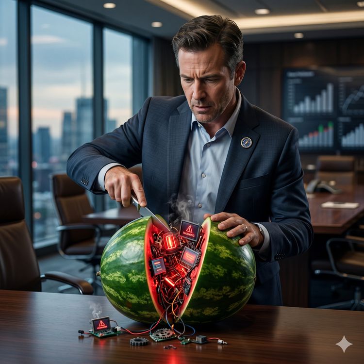 cover art for Folge 45 - Melonenreporting: Warum Projekte scheitern (und alle zusehen)