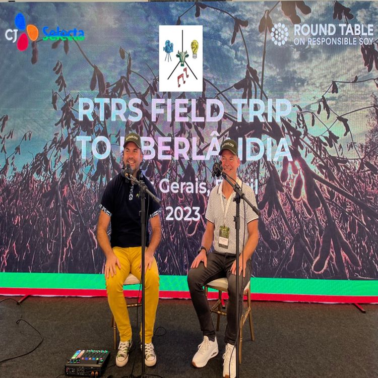 cover art for Lieven Callewaert, president of Roundtable on Responsible Soye, sharing Food For Soye Future