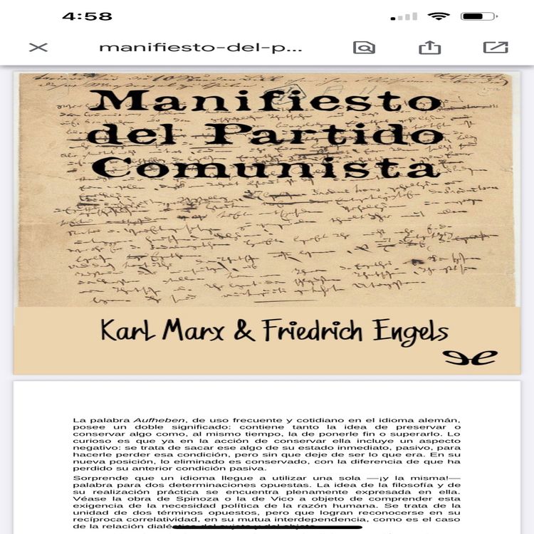 cover art for Ep.21|Sobre el manifiesto comunista|