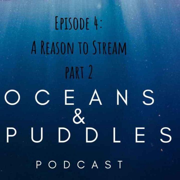 cover art for Oceans and Puddles Podcast Episode 4: A Reason to Stream Part 2 