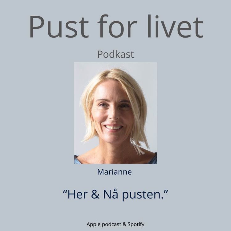 cover art for Marianne. "Her & Nå pusten."