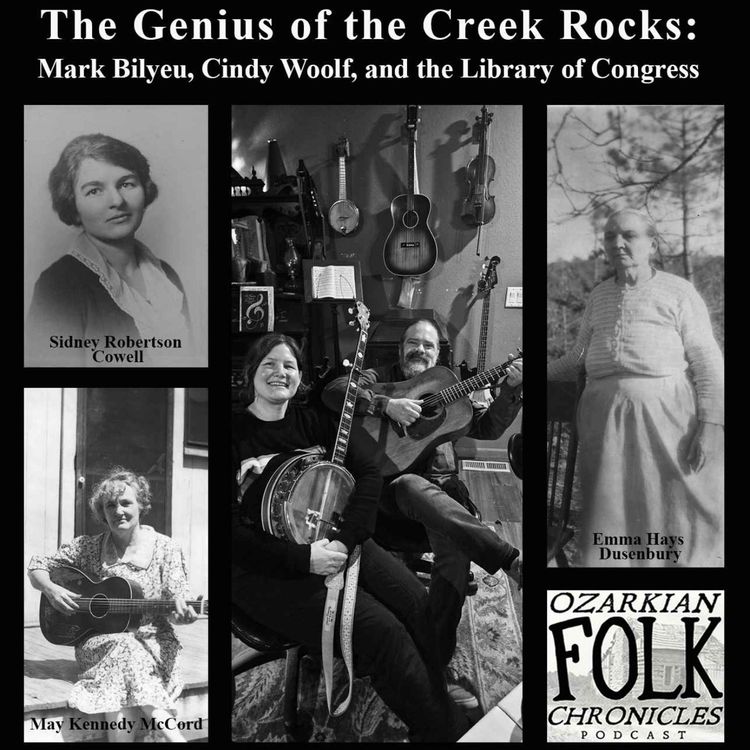 cover art for Episode 57: The Genius of the Creek Rocks: Mark Bilyeu, Cindy Woolf, and the Library of Congress