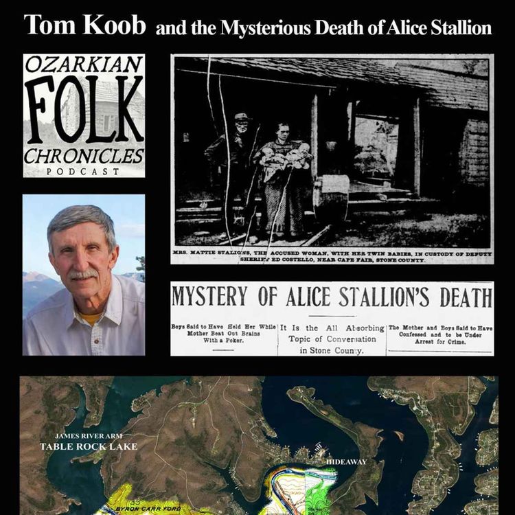 cover art for Episode 44 - Tom Koob and the Mysterious Death of Alice Stallion