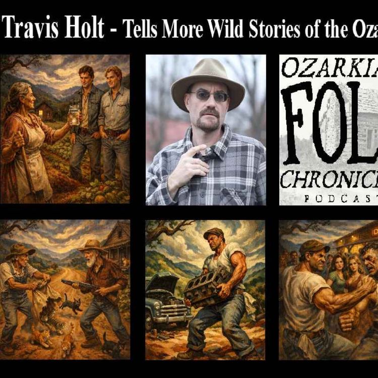 cover art for Episode 108: Travis Holt tells more wild stories of the Ozarks!