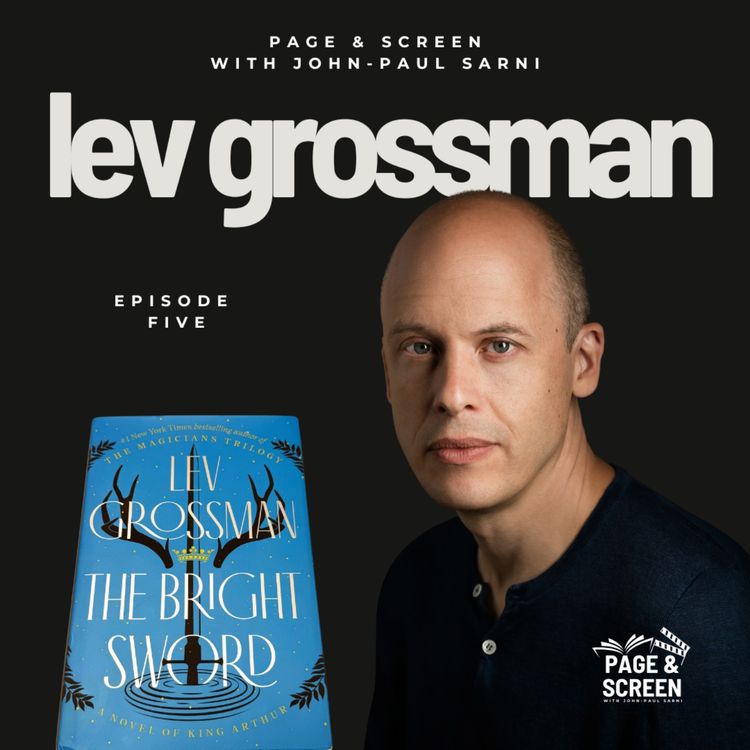 cover art for THE BRIGHT SWORD with Lev Grossman