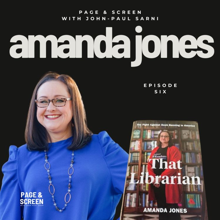 cover art for THAT LIBRARIAN with Amanda Jones