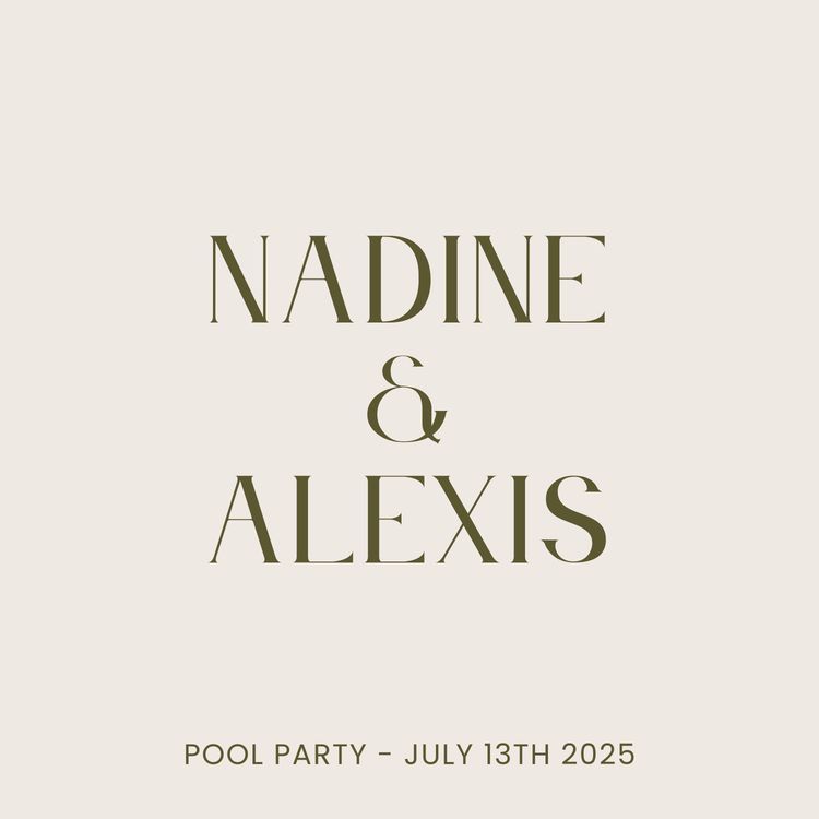 cover art for Nadine & Alexis (Pool Party)