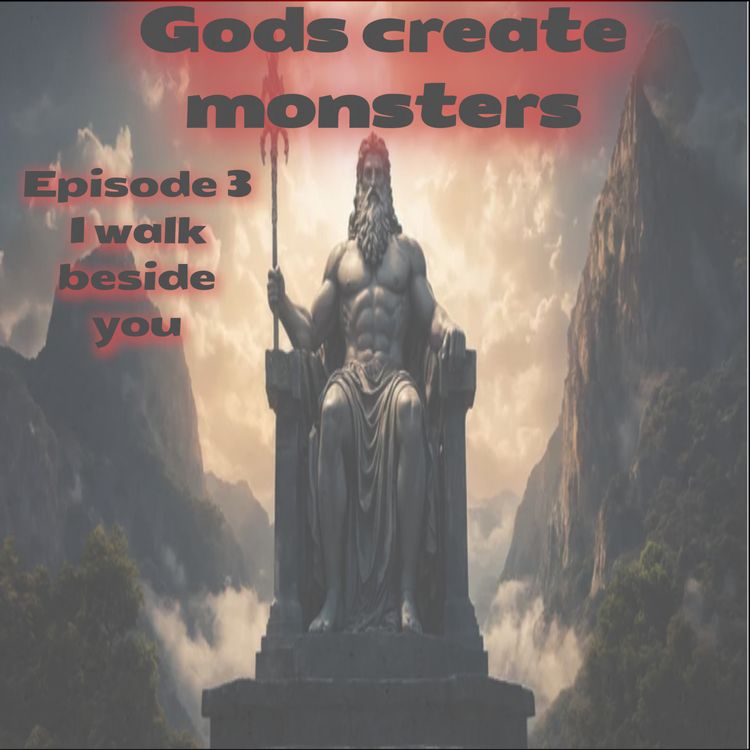 cover art for Gods create monsters episode 3. I walk beside you.