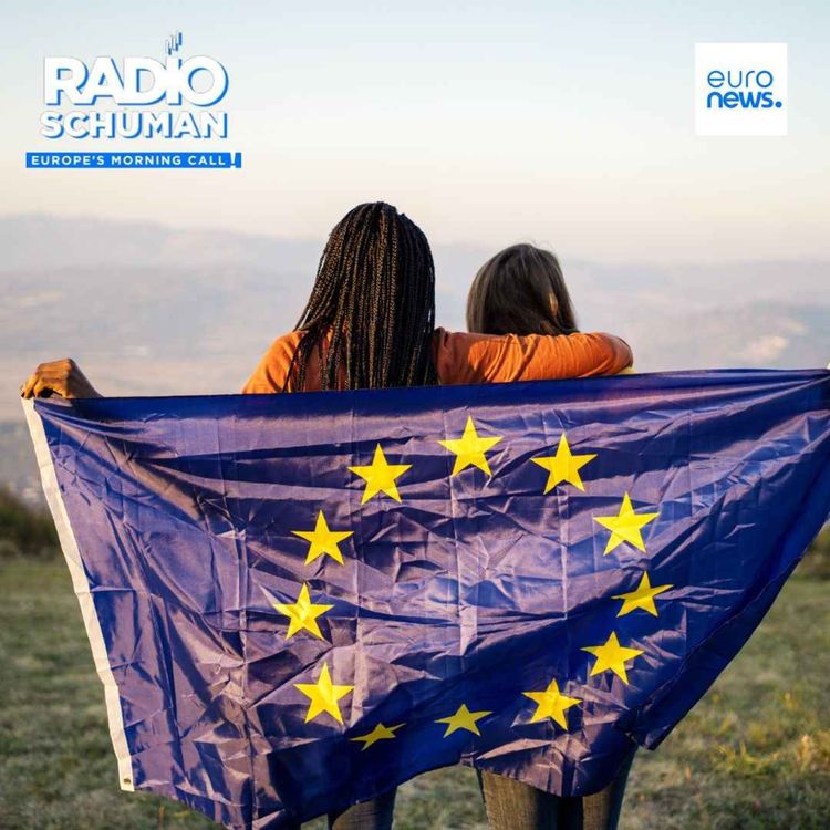 cover art for EU commissioner on European identity, Erasmus Plus, youth engagement and culture.