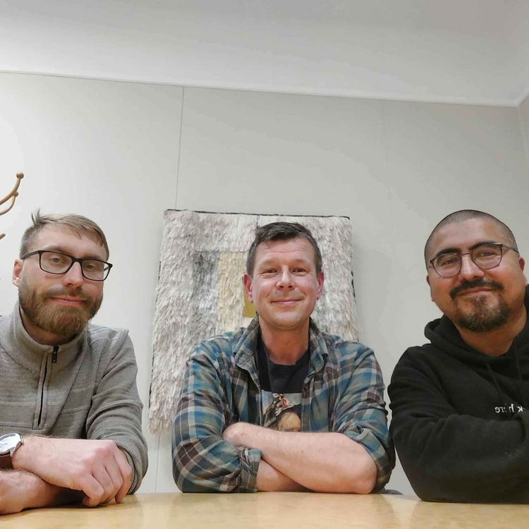 cover art for "En Darth Vader som står och målar en naken Boba Fett" - Ola Niklasson