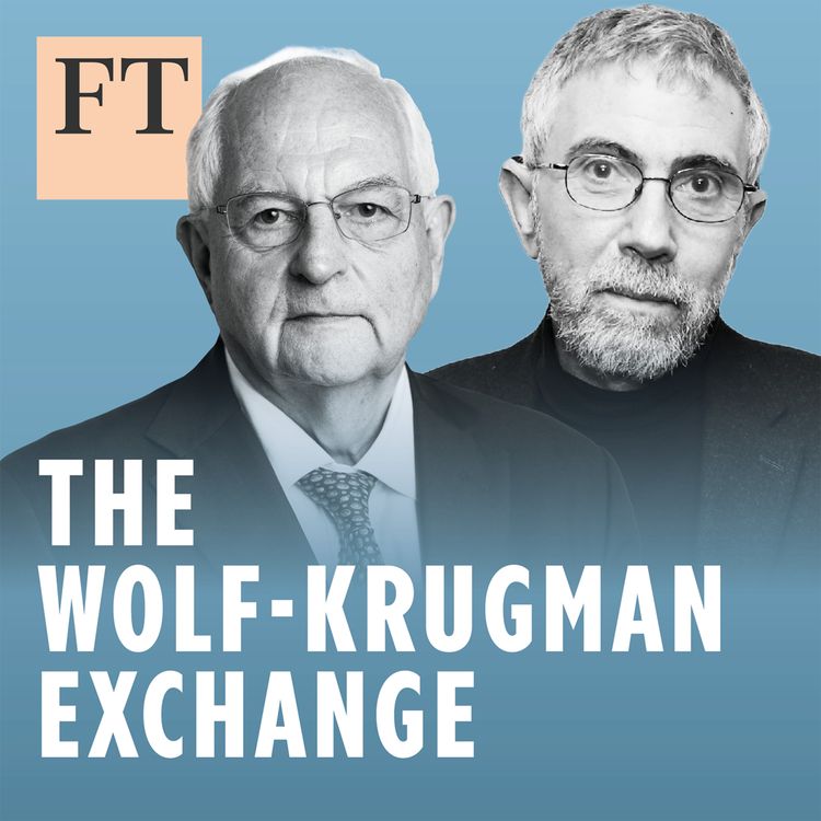 cover art for The Wolf-Krugman Exchange: The economy in an uncertain world