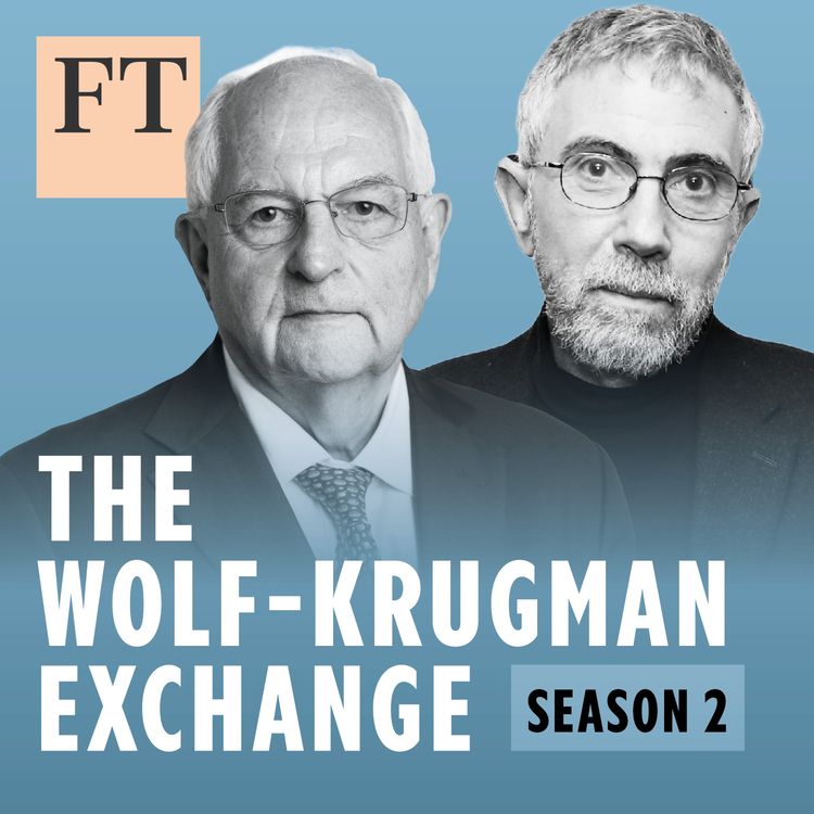 cover art for The Wolf-Krugman Exchange: America vs. the world