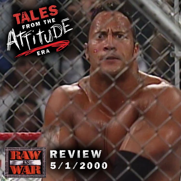 cover art for The Rock's First Night as Champ: Cage Match vs. Shane McMahon - WWE RAW 5/1/2000 Review