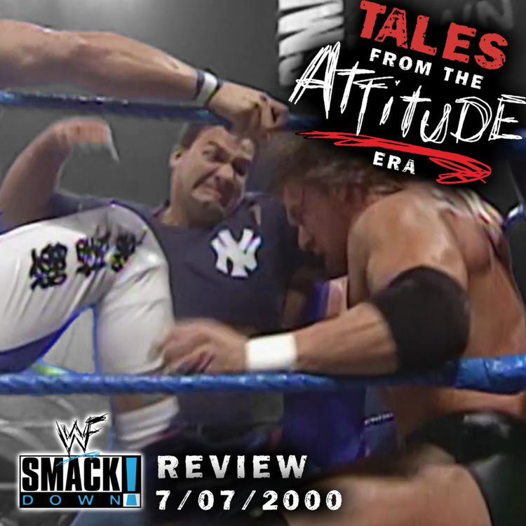 cover art for Brooklyn Brawler Pins Triple H! - WWE Smackdown Review 7/07/00
