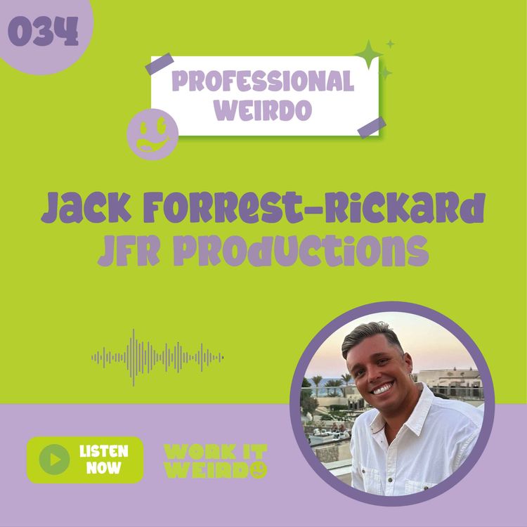 cover art for 034 - Becoming a Creator in your 30s + Building a Personal Brand with JFR Productions