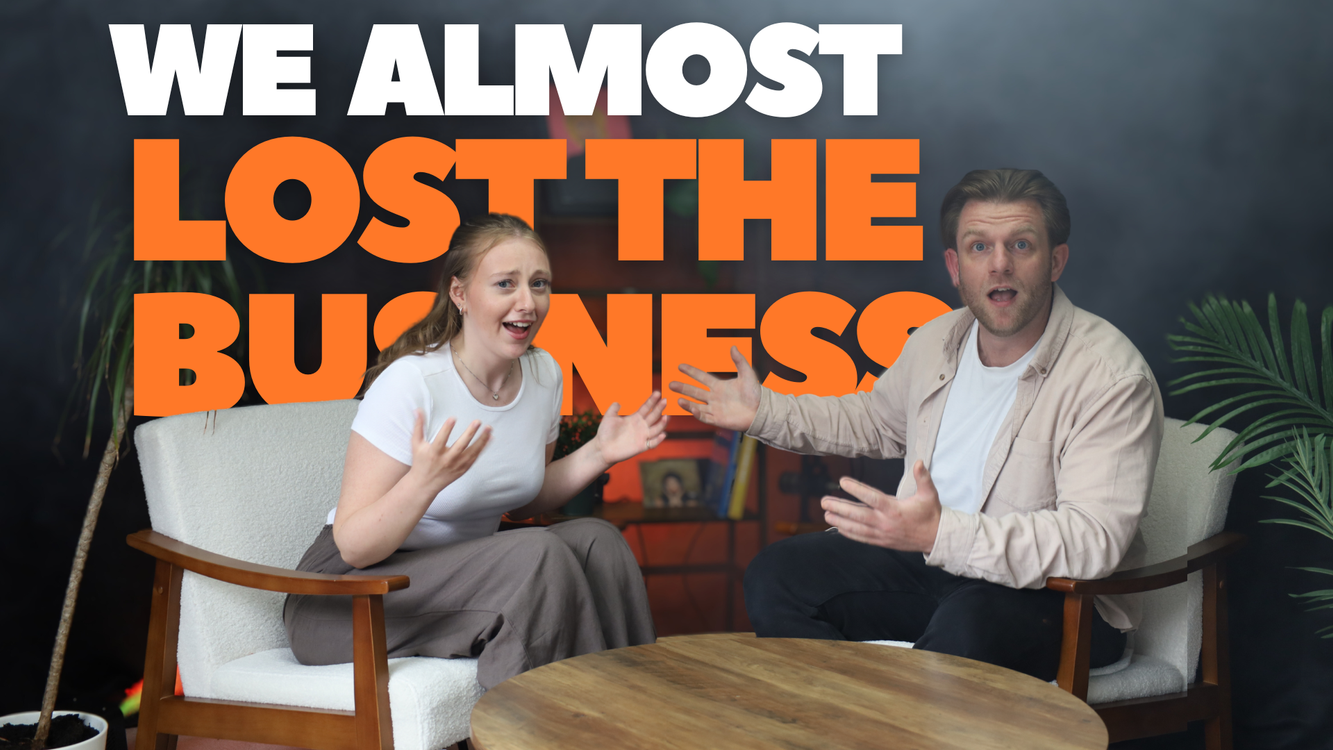 cover art for The One Where We Almost Lost The Business !