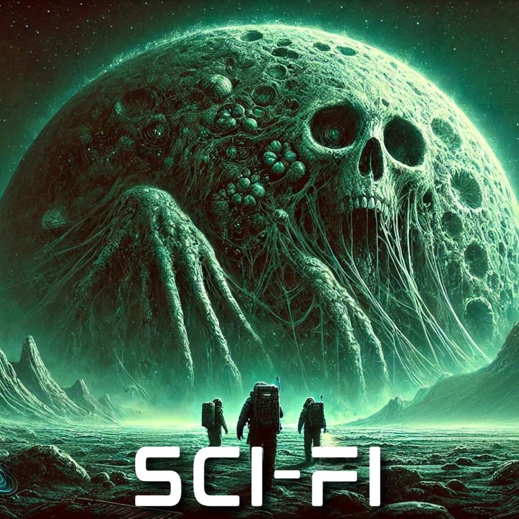 cover art for We Found An Organic Alien Structure On A Moon | Sci-Fi Creepypasta Cosmic Horror