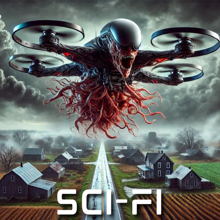 cover art for Mysterious Drones Spotted Over The US. What We Found Was Not Of This World | Sci-Fi Creepypasta